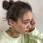 ゆるお団子ヘア