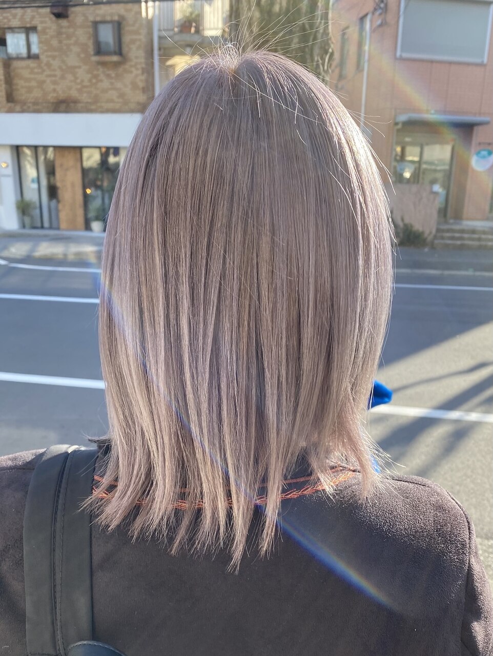ハイトーンパールベージュ×bob