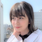 大人かわいい外ハネボブ/くすみカラー/切りっぱなし/抜け感