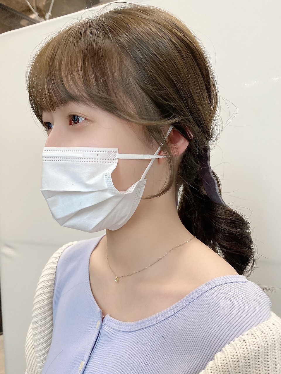 大人可愛いおくれ毛
