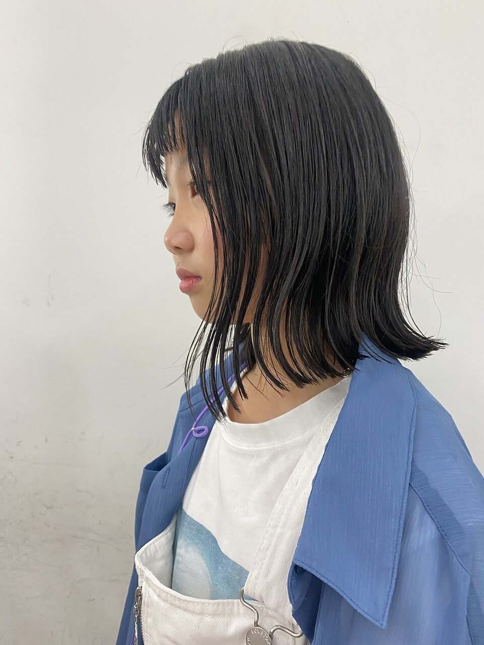 キッズストレート前下がりロブ