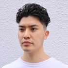 ツイストパーマくせ毛風パーマ七三オールバックマッシュウルフ