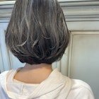 コントラストハイライト×グレージュ