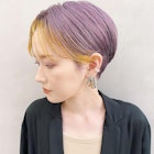 【早瀬忍 梅田中津】ハンサムショート×デザインカラー