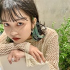 【yoke×REN】インナーカラー/イヤリングカラー/ミントグリーン