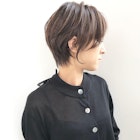 ボブ/カーキグレージュ/マッシュショート/大人かわいい