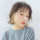 ラフウェーブ_イヤリングカラーラベンダーカラー_68200