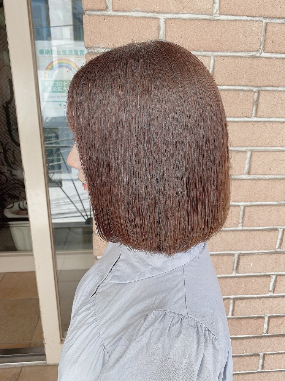 【salon de MiLK 原宿】ボブ×オーシャンベージュ