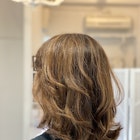 30代40代50代大人可愛い白髪ぼかしハイライトショコラベージュ