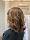 30代40代50代大人可愛い白髪ぼかしハイライトショコラベージュ
