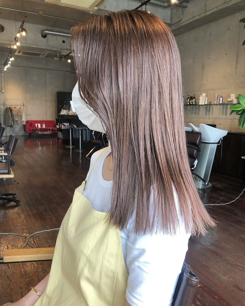 シルキーピンクグレージュ