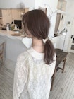 #バレッタで適当に留めただけでお洒落な髪