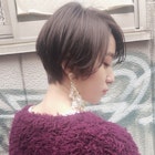 外国人風short style×ash beige