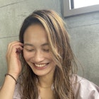 かきあげロング × ハイライト