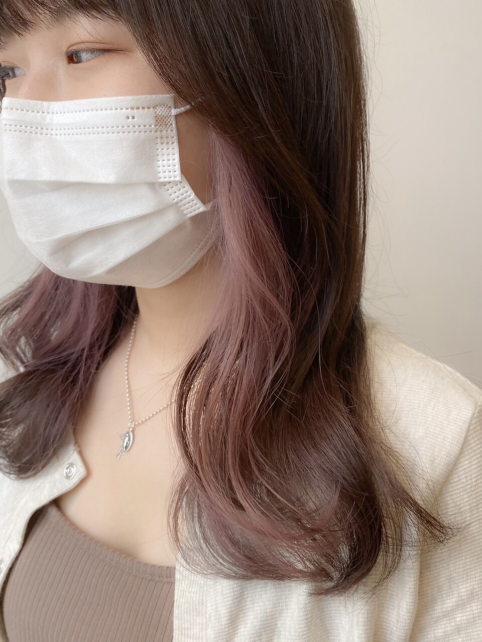 【Violet】巻いても可愛いお洒落イヤリングカラー♪