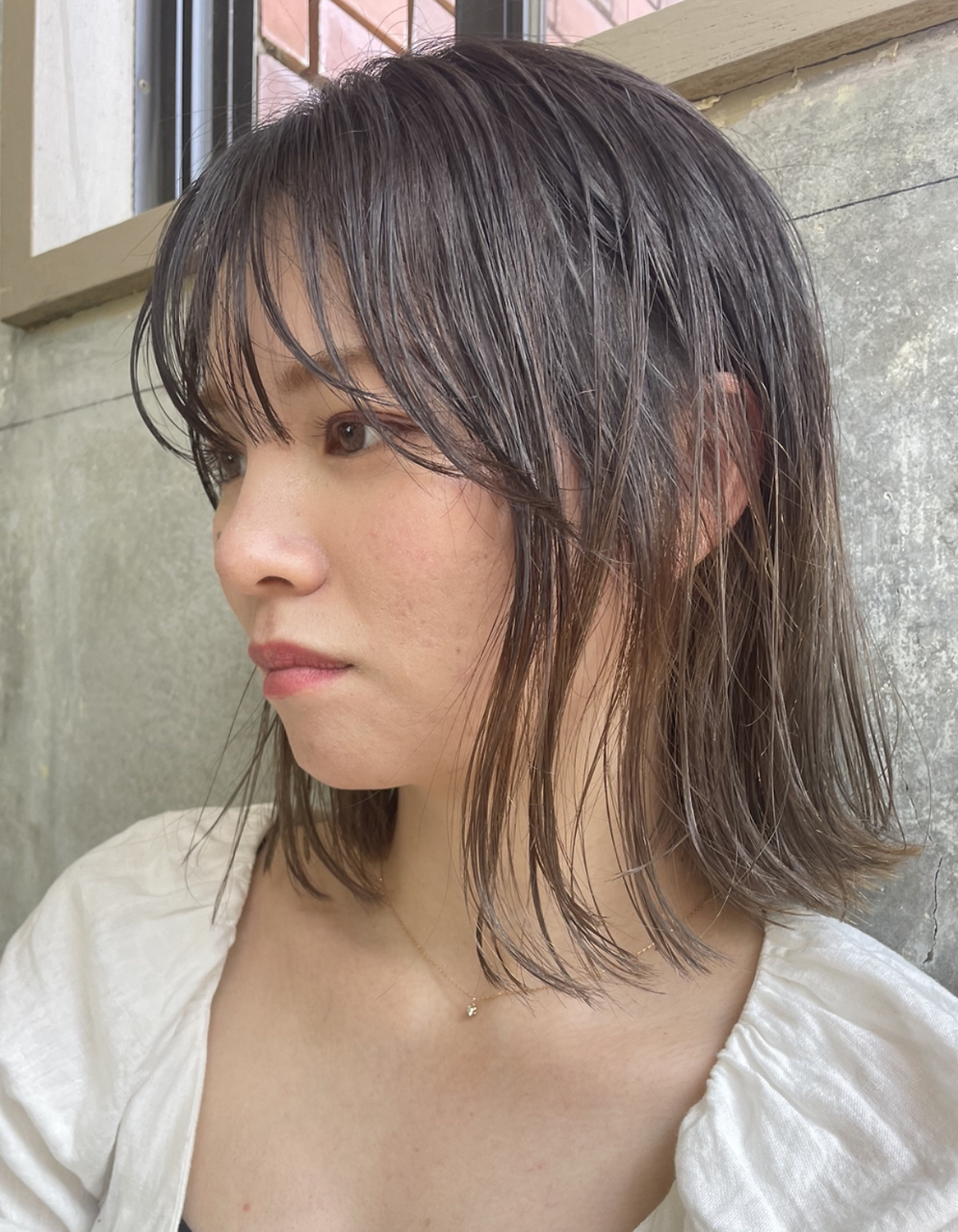 外ハネボブ × グラデーション