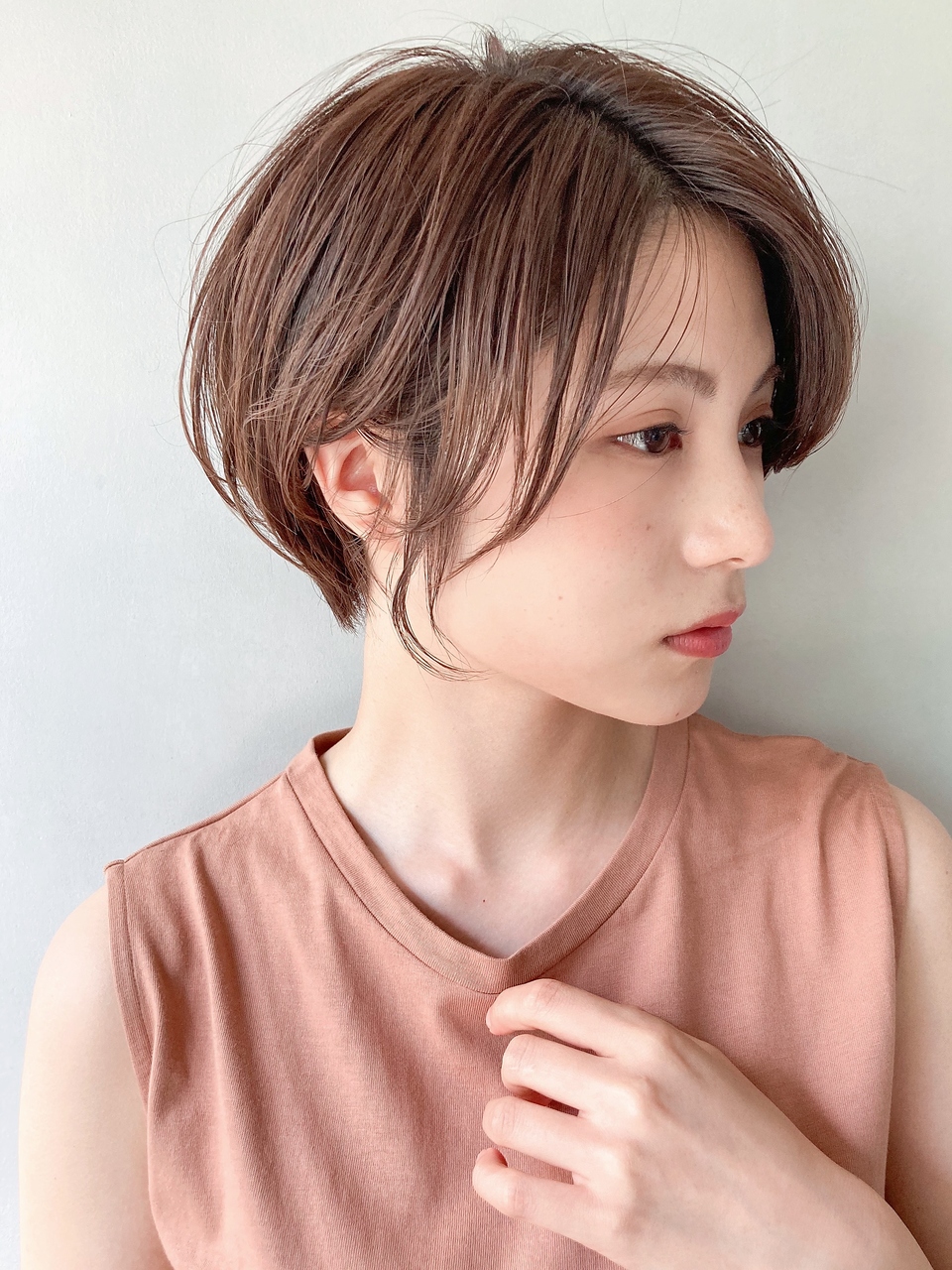 ワンカールパーマボブ♪小顔ラベンダーカラーイメチェン時田