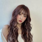 【R.A.F】外国人風ハイライトシールエクステ ピンクベージュ