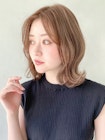 くびれミディ♪小顔イメチェン薄めバングラベンダーカラー時田
