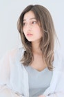 《hazuki》上品モテhair『 ひし形くびれレイヤー×グレージュ』