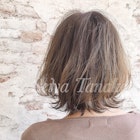 大人可愛い20代30代40代小顔ロングボブ丸み前下がり☆錦糸町