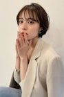 シースルーな前髪でイメチェンショートボブ★