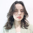 ミディアムオトナグランジヘア_マロンベージュ_8149