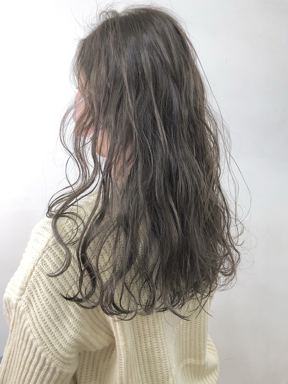 シャーベットカラーのロングhair
