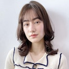 チャイボーグ風ミディアムヘア_Aラインボブかきあげロング_38381