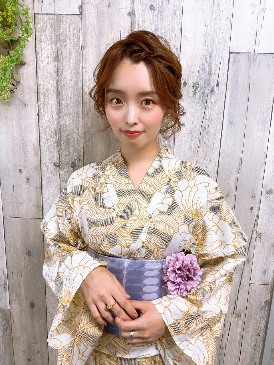 夏祭り！花火大会！デートに！浴衣着付け×ゆるふわアレンジ★