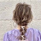 リボン×編みおろし◎