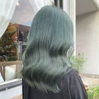 韓国風巻き髪/オリーブ/グリーンアッシュ