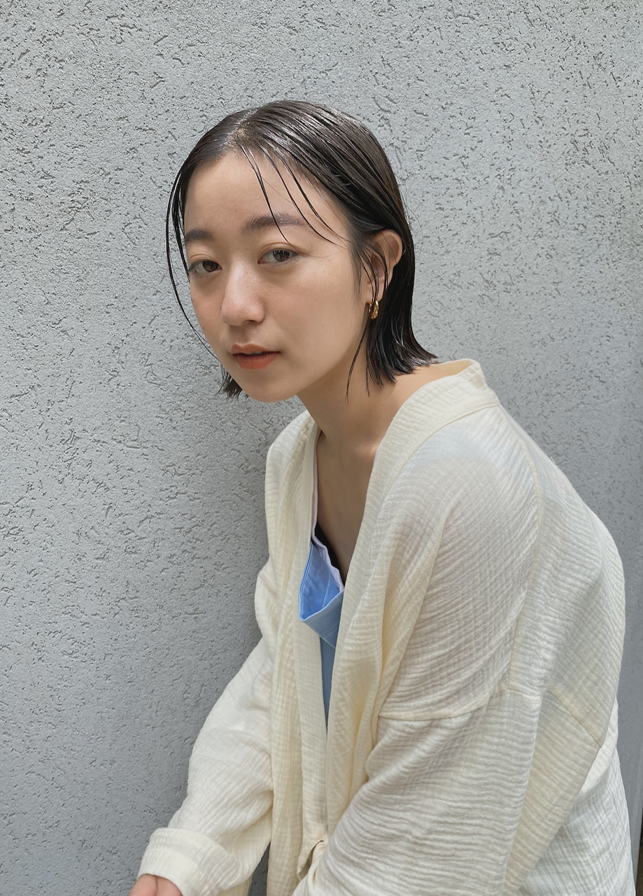 【SOIE】タイトな切りっぱなしボブ