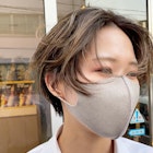 ハイライトベージュ×ショートカット