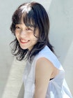レイヤーミディ_Aラインボブマロンベージュ_8121