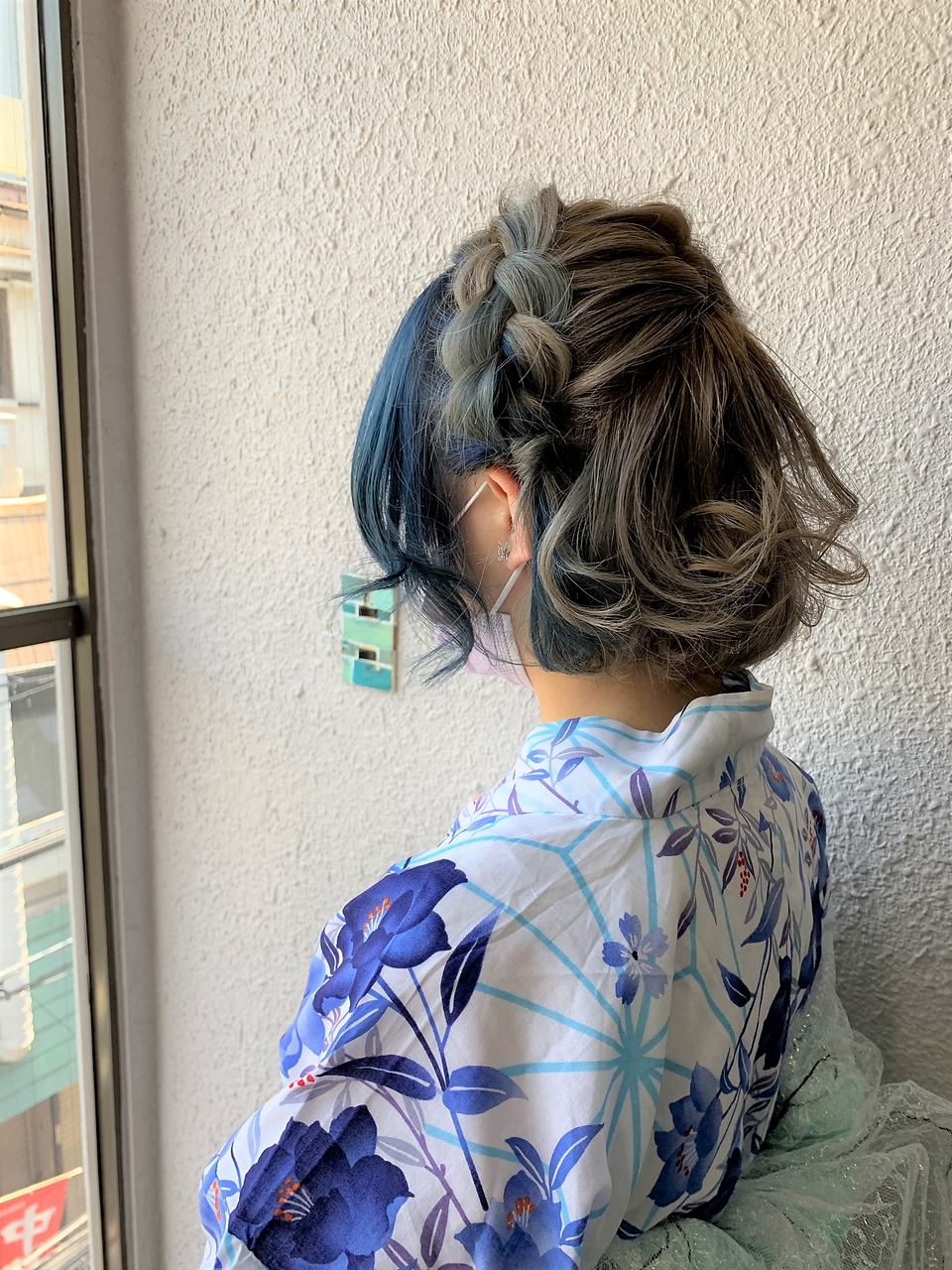 浴衣、いいよね。　ヘアセット☆