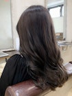 グレージュカラー　ブリーチなしハイライト　