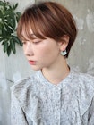フレンチガーリショート／シースルーバング／20代30代40代