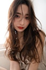 大人可愛いゆるウェーブＡラインスタイル