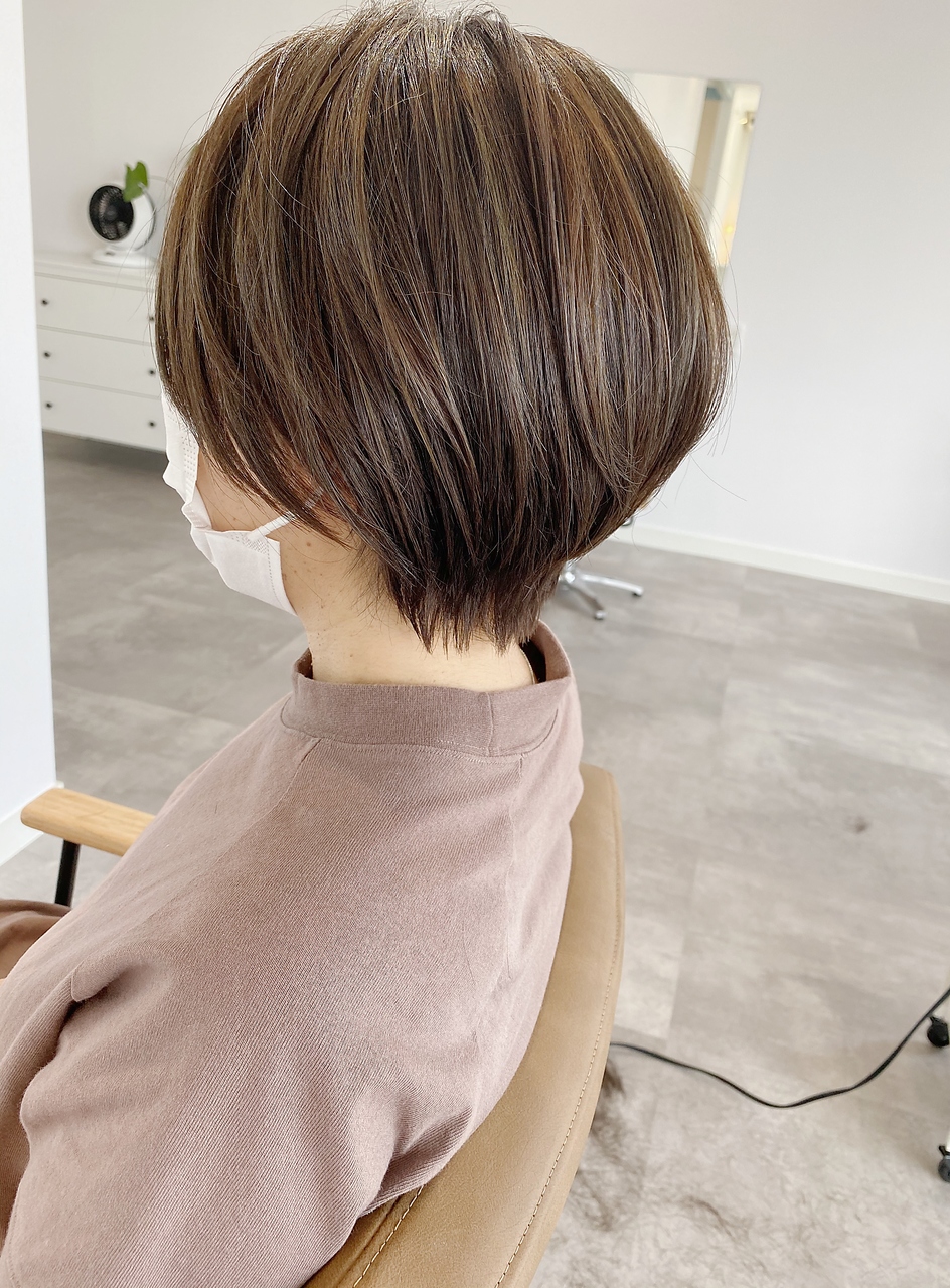 【ハイライト＆ショート♪】ヘッドスパ延岡美容室SIROシロヘアー