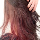 レッドカラーのインナーカラー