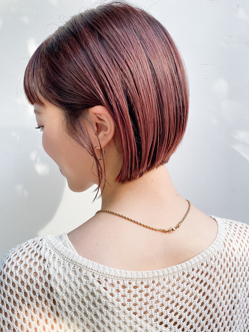 【デザインカラー】ミニボブ×ラベンダーピンク