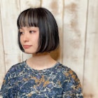 インナーカラー×ミニボブ