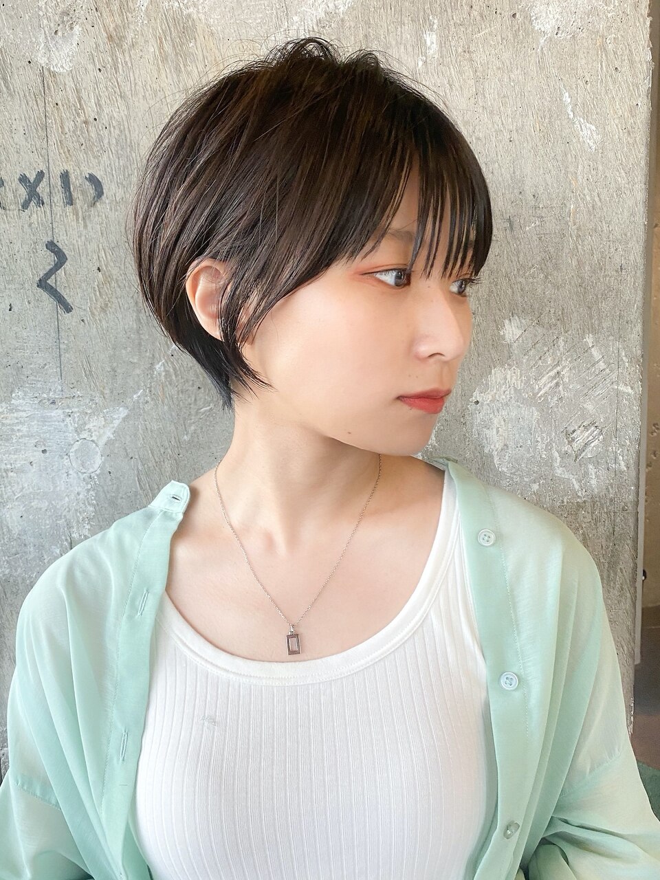うる艶髪丸みショート/20代30代40代/表参道/ 大人かわいい