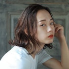 カジュアルウェーブボブ 20代30代40代パーマ