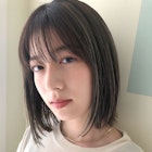 【mateca】ストレートボブ×オリーブハイライト