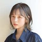 レイヤーボブ/インナーカラー/グレージュ