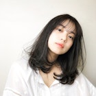 【peony】黒髪風濃いめグレー+シースルー前髪/福岡/西新