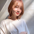 【Gigi遠藤】Aラインボブマロンベージュ