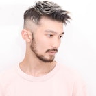 束感ツーブロックマッシュパーマウルフ波巻きスキンフェード 76